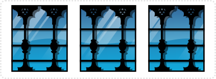 2dgameartguru - shiny windows - variations