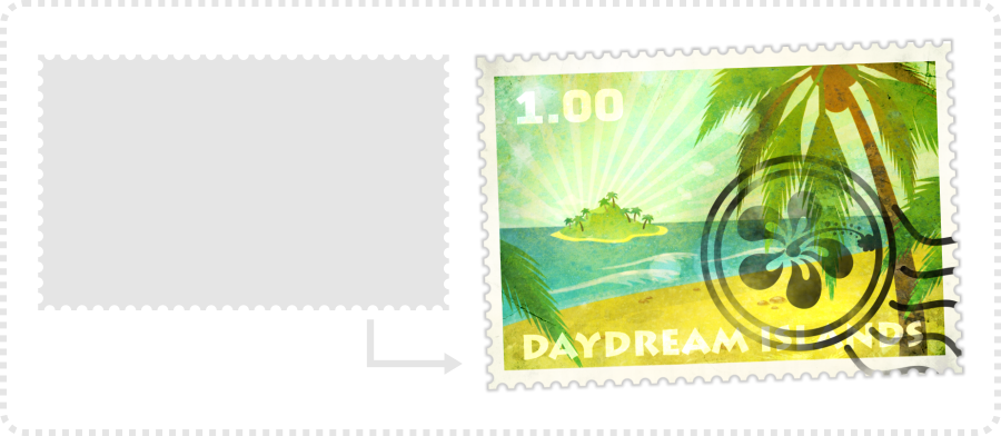 2dgameartguru - creating a stamp shape
