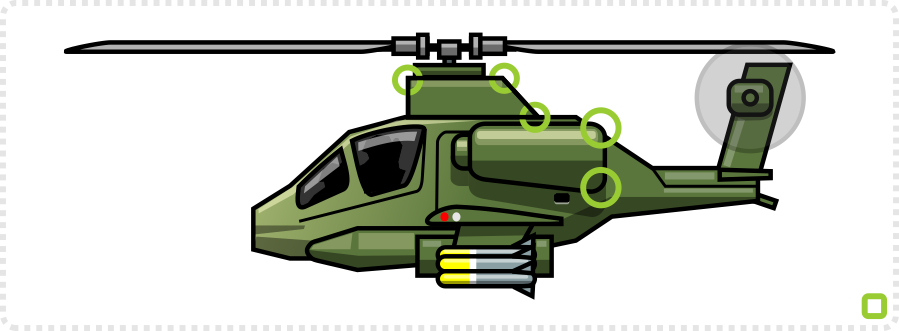2dgameartguru - modifying the Apache Helicopter