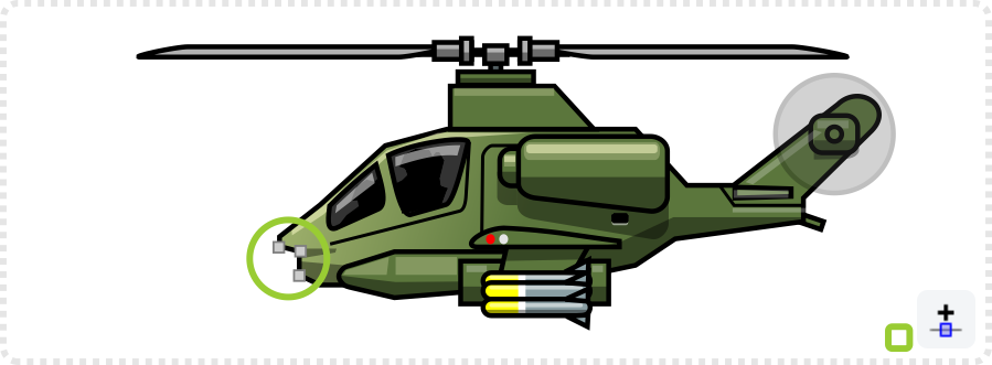 2Dgameartguru - modifying the Apache Helicopter