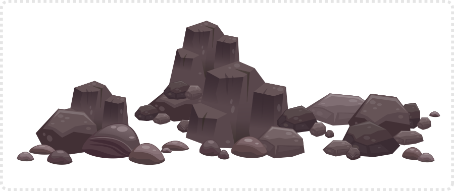 2dgameartguru - shading rocks and stones