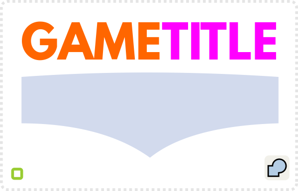 2Dgameartguru game logo with envelop tool