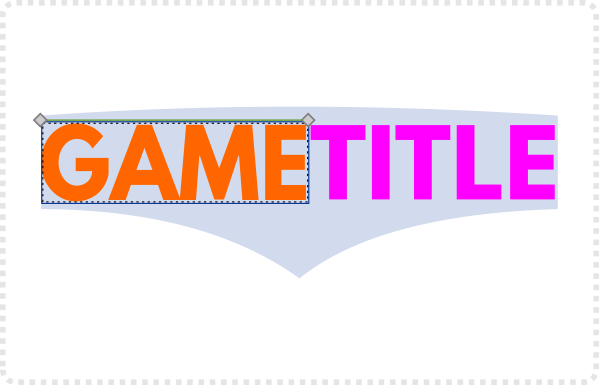 2Dgameartguru gametitle with envelope tool