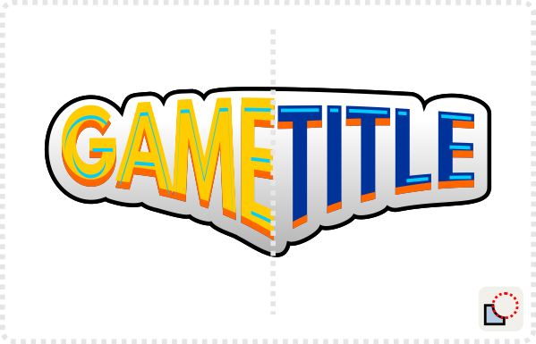 2Dgameartguru gametitle with envelope tool