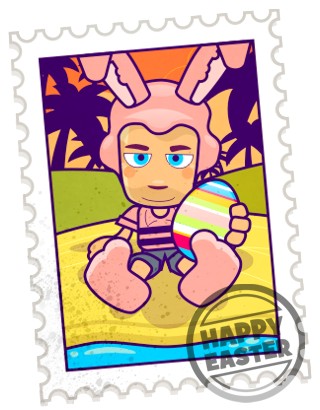 2Dgameartguru Happy Easter