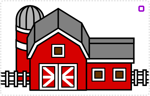 2Dgameartguru barn building