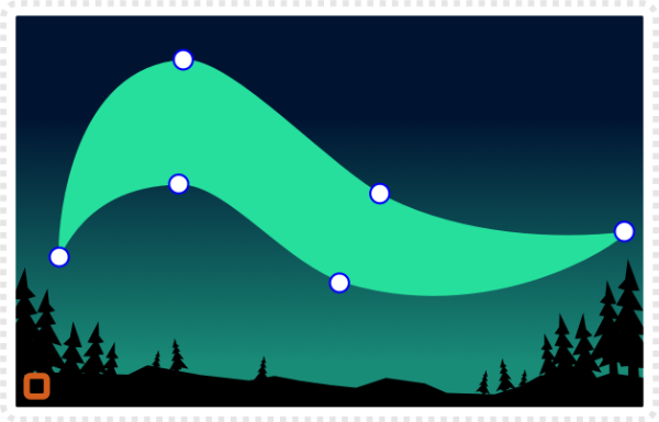 Northern Lights Drawing Step By Step