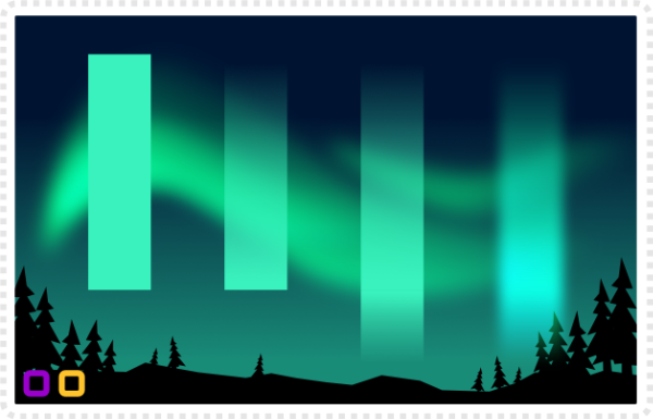 2Dgameartguru Northern light effect