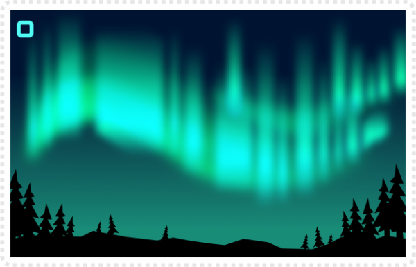 Northern Lights - special effect - created easily with blurs