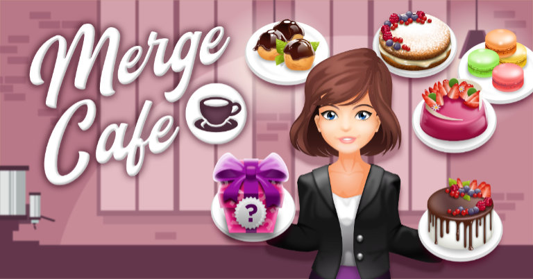 cafe merge - facebook instantgame