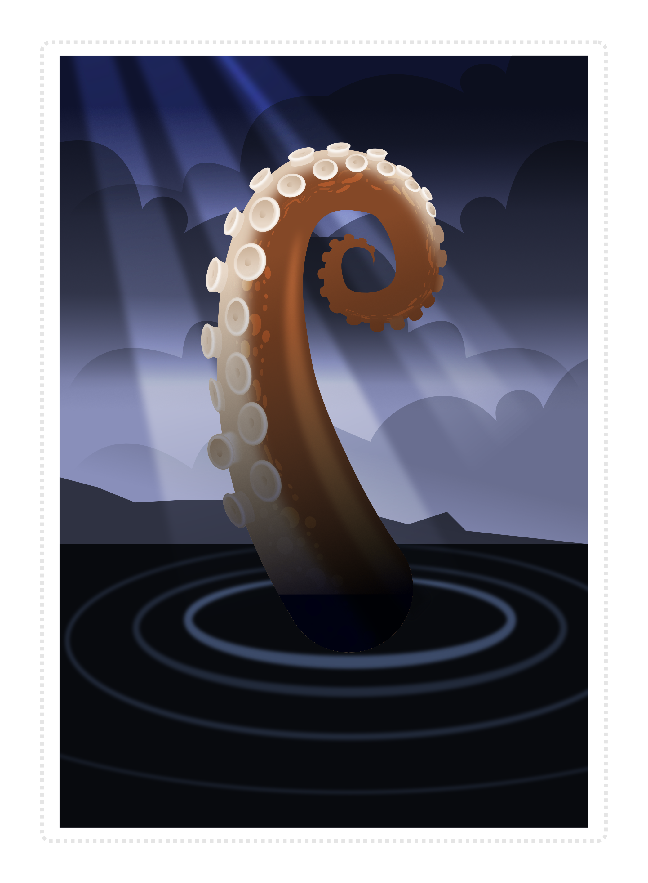 2dgameartguru - designing octopus tentacles