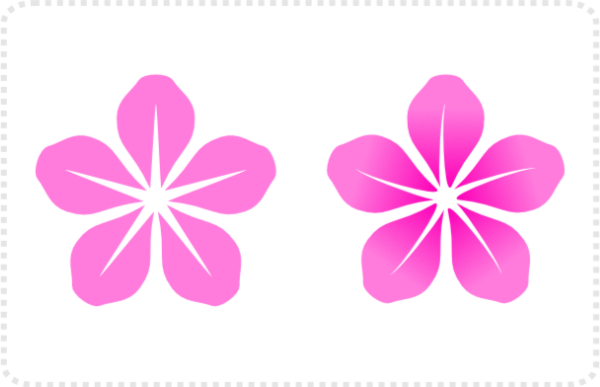 2Dgameartguru - flowers using symbols in Affinity