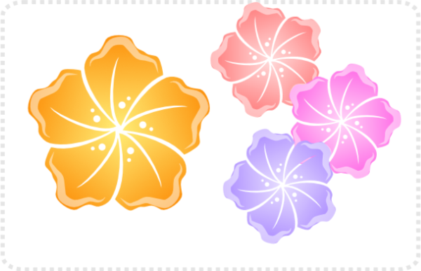 2Dgameartguru - flowers using symbols in Affinity