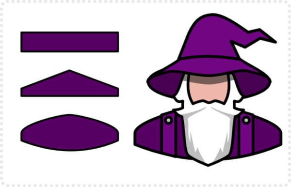 2dgameartguru - creating a wizard logo illustration
