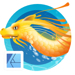 2dgameartguru - Dragon scales in Affinity Designer