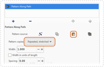 Pattern creation along a path in Inkscape - part 1 - 2dgameartguru