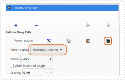 Pattern creation along a path in Inkscape - part 1 - 2dgameartguru