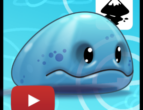 Constructing a blob character in Inkscape – video tutorial