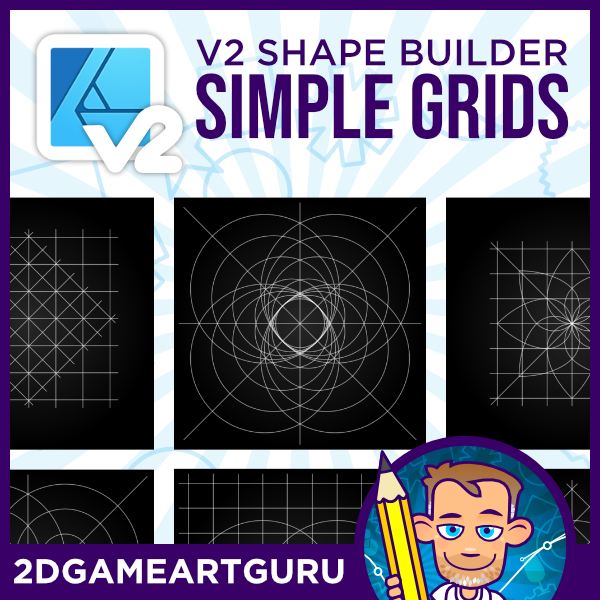 2dgameartguru - geometric grids for shape builder