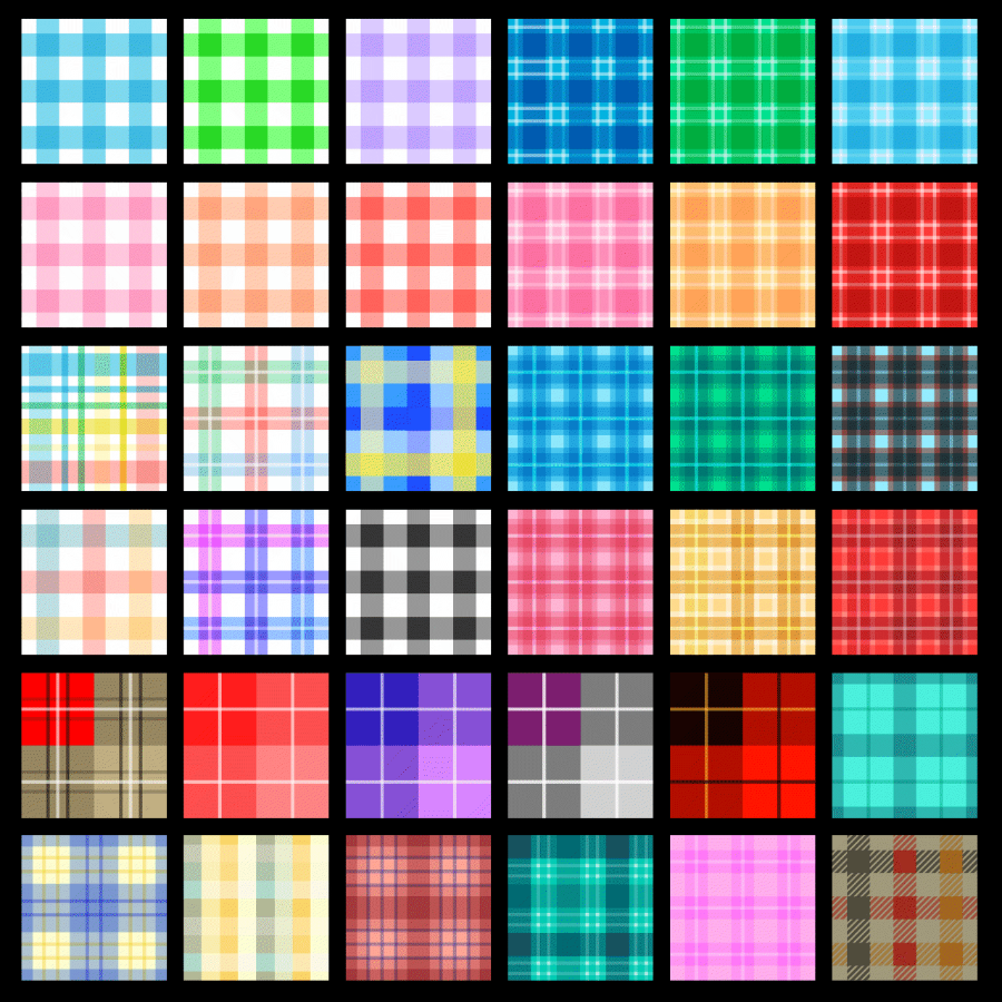 2Dgameartguru - checker patterns - png files and styles