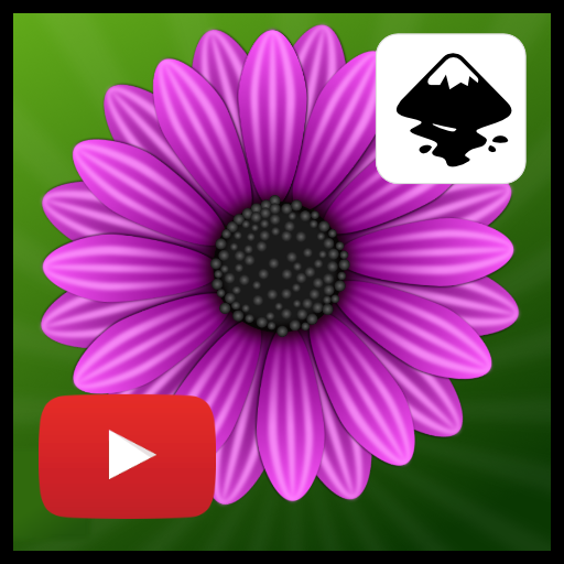 2dgameartguru - Creating flowers using clones in Inkscape