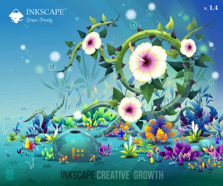 Inkscape - About Screen v1.4 contest - Creative Growth
