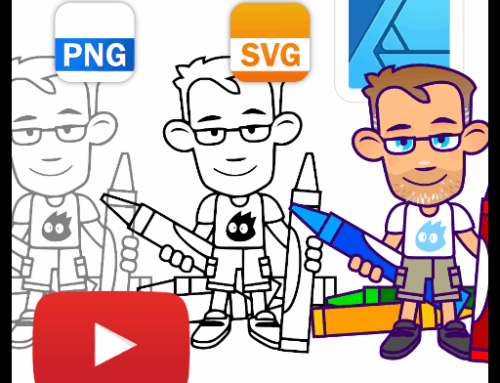 Affinity Designer Mini Tutorial – Colouring in Bitmap and SVG