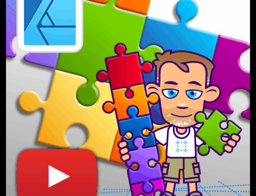 Creating puzzle pieces in Affinity Designer